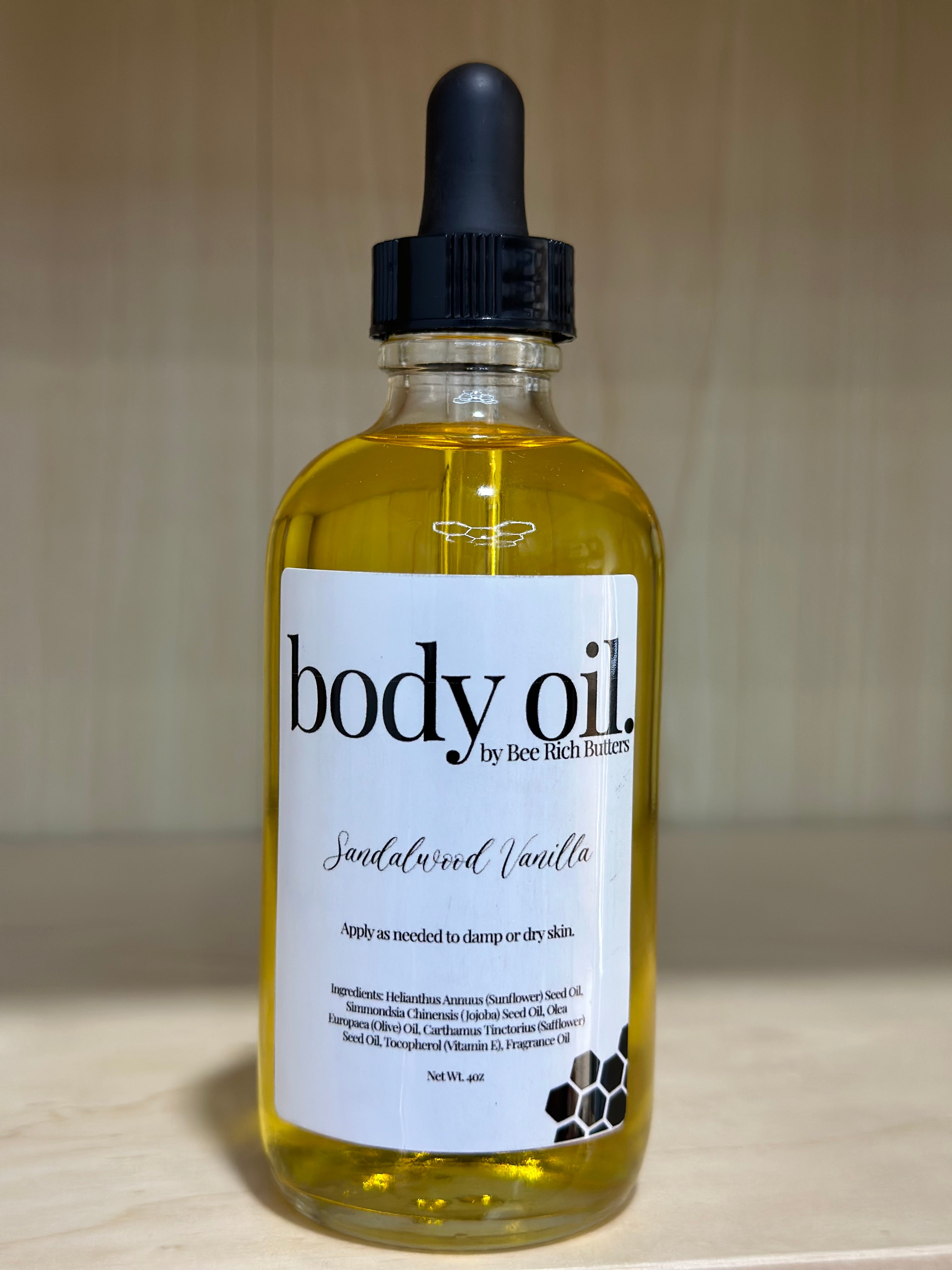 Sandalwood Vanilla Body Oil