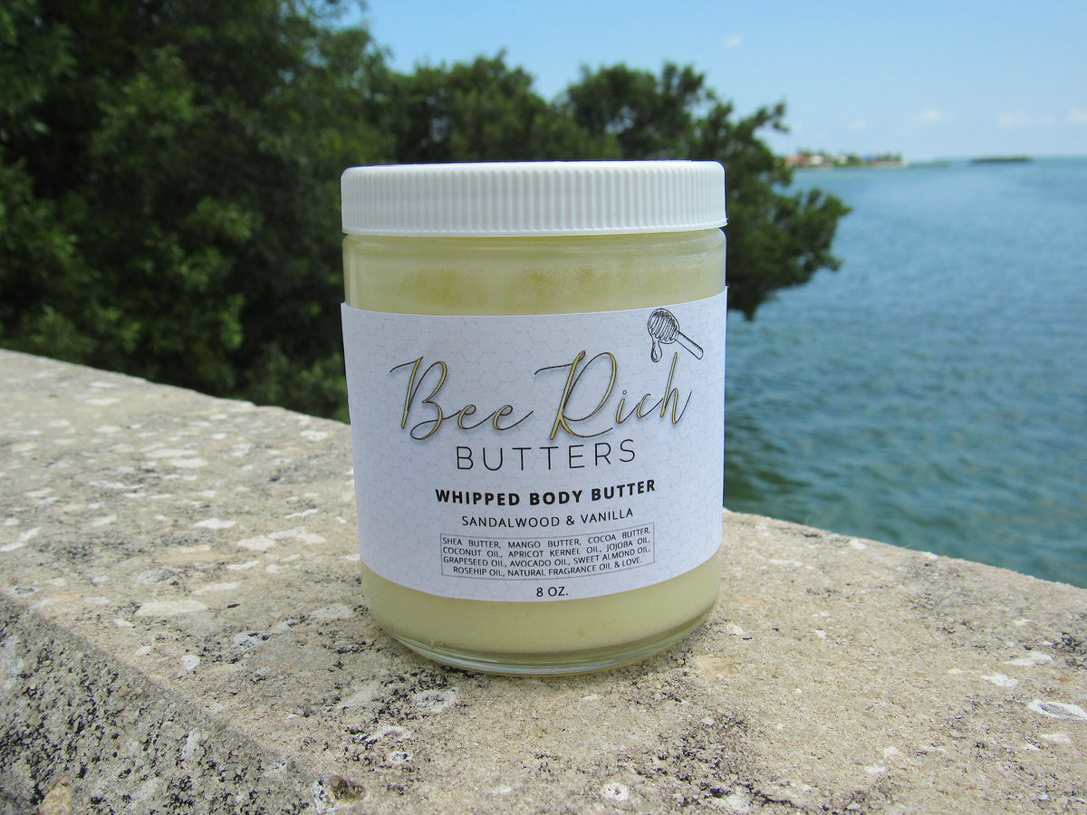 Sandalwood & Vanilla Body Butter – Bee Rich Butters